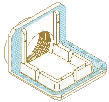  巹 (Roof drain) 