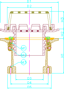 KCD-2450 ÷   巹(Roof drain)ǰ